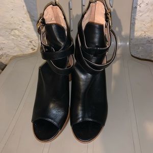 Women’s black booties